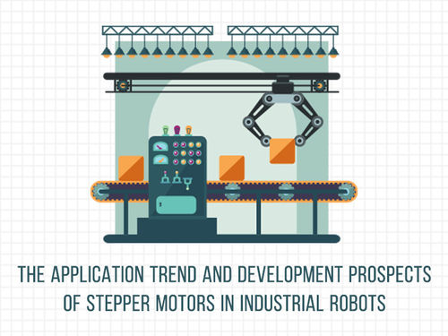 約最も最近の会社のニュース 工業ロボットにおけるステップモーターの応用傾向と開発展望