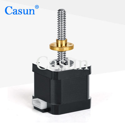 よい価格 鉛ねじ42mm 6.4V 1.28Aが付いているCasun線形34mm NEMA 17のステッピング モーター オンライン
