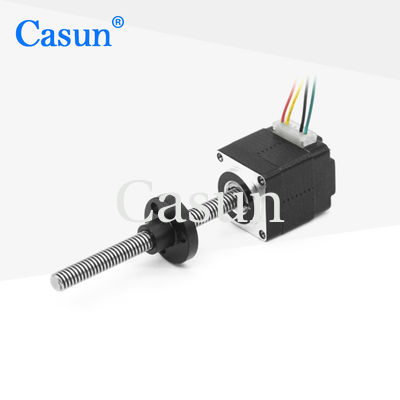 よい価格 Casun Nema8 ハイブリッド親ねじステッピング モーター Tr4x2 黒色 オンライン