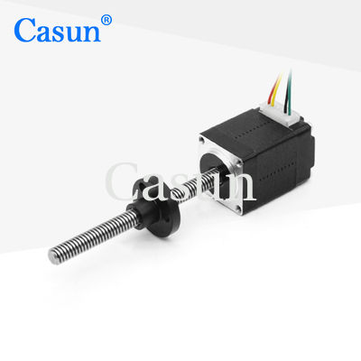 よい価格 Casun nema8 nema11 nme14の雑種の鉛ねじステッピング モーターtr5x2の非脱落型ネジのステッピング モーター オンライン
