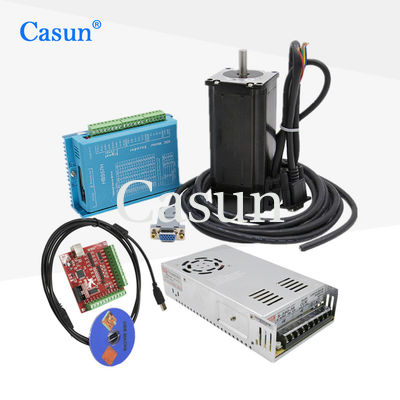 熱い販売NEMA 34 8.5N.m CNC機械のための磁気エンコーダーが付いている3つの軸線の閉じたループのステッピング モーターのキット